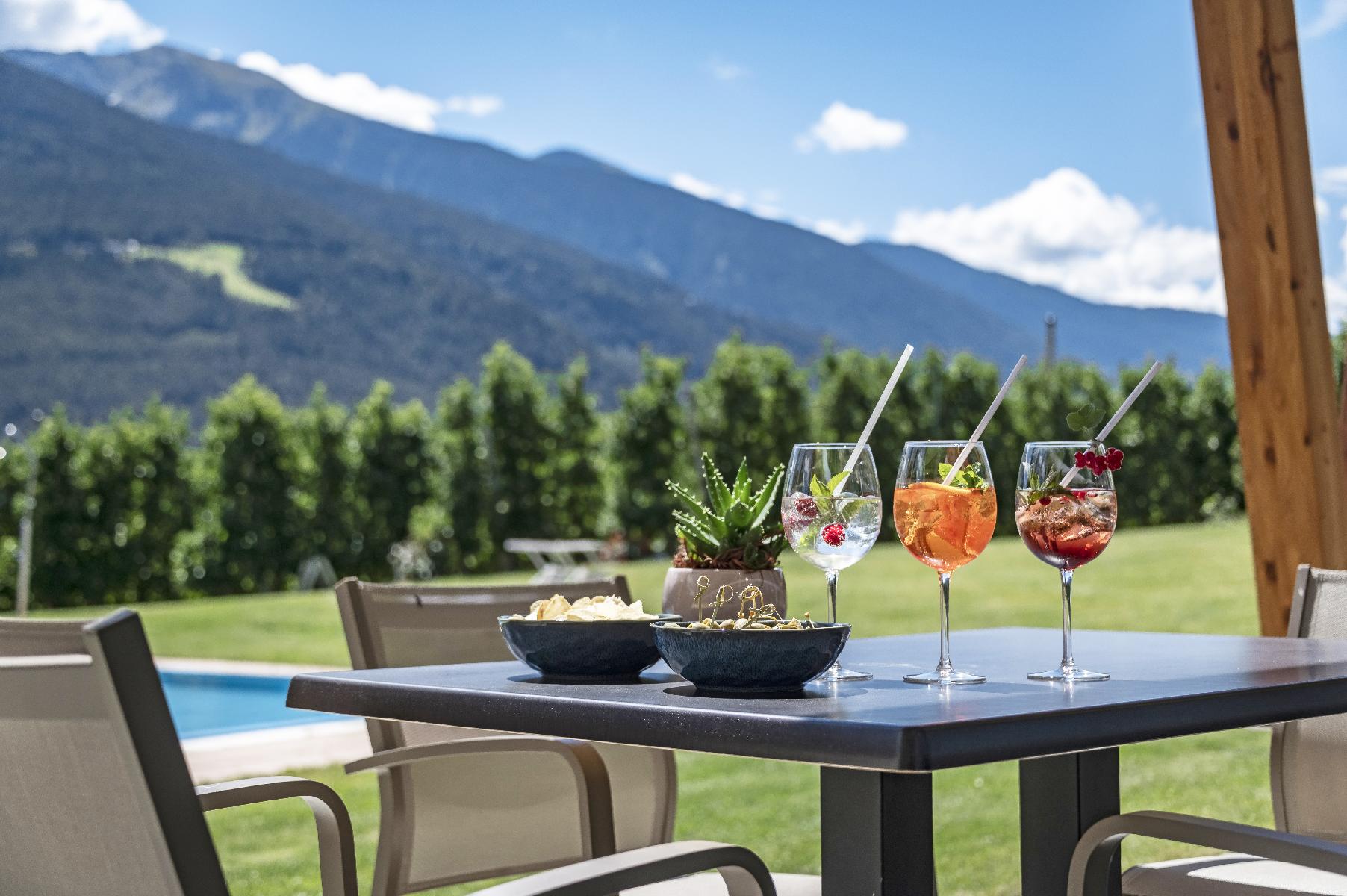 Chalet-Haus Natur Ruhe Panoramafenster Kräutersauna Halbpension (28)