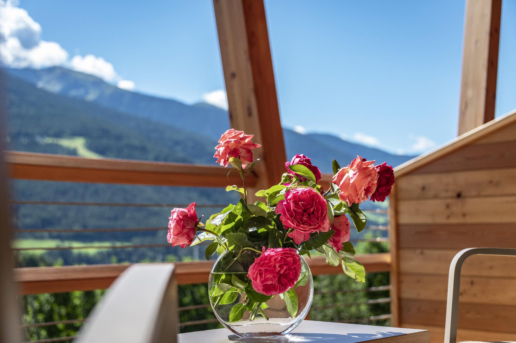 Chalet-Haus Natur Ruhe Panoramafenster Kräutersauna Halbpension (50)